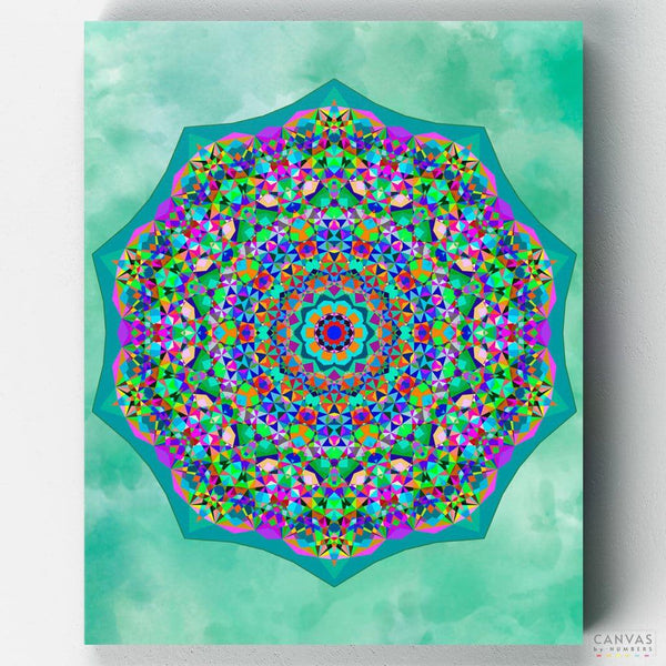 Aceptación - Mandala Arte Pintar por Números- Pintar por Números- Canvas by Numbers