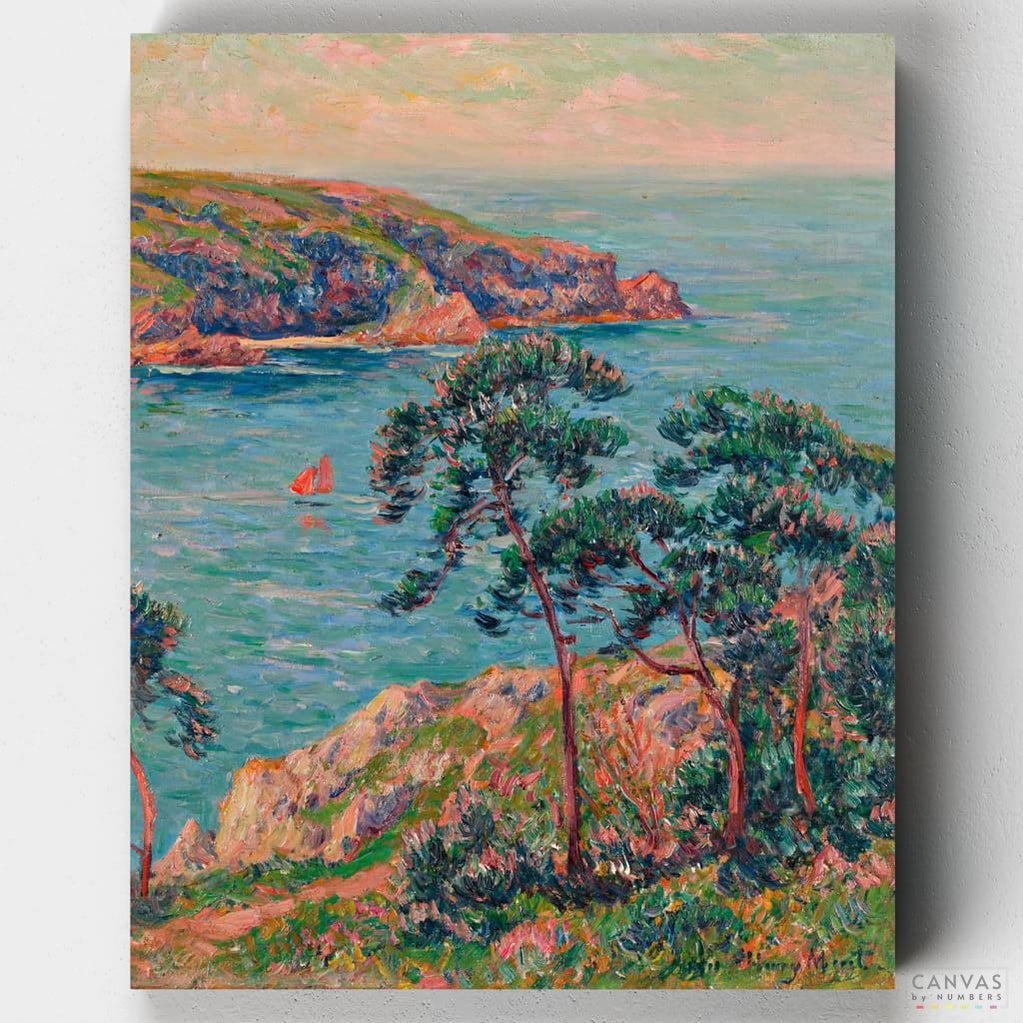 Costas de Belon, Finisterre - Pintar por Números- Pintar por Números- Canvas by Numbers