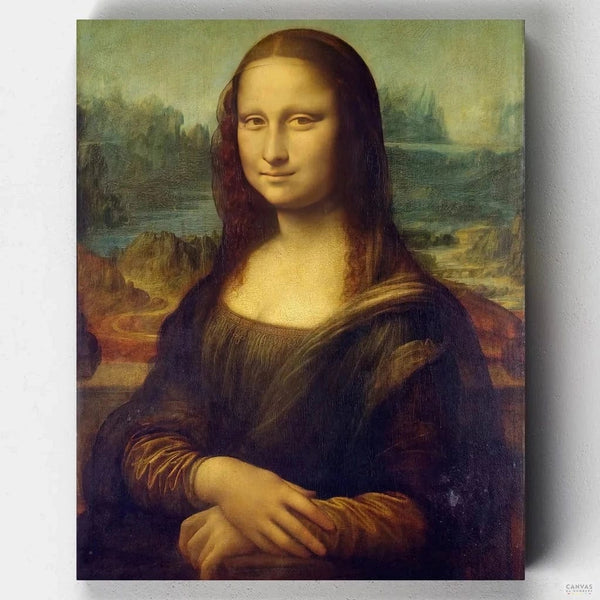 Mona Lisa - Pintar por Números- Pintar por Números- Canvas by Numbers