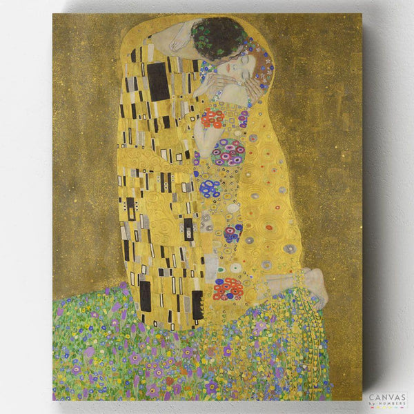 El Beso de Gustav Klimt - Pintar por Números- Pintar por Números- Canvas by Numbers